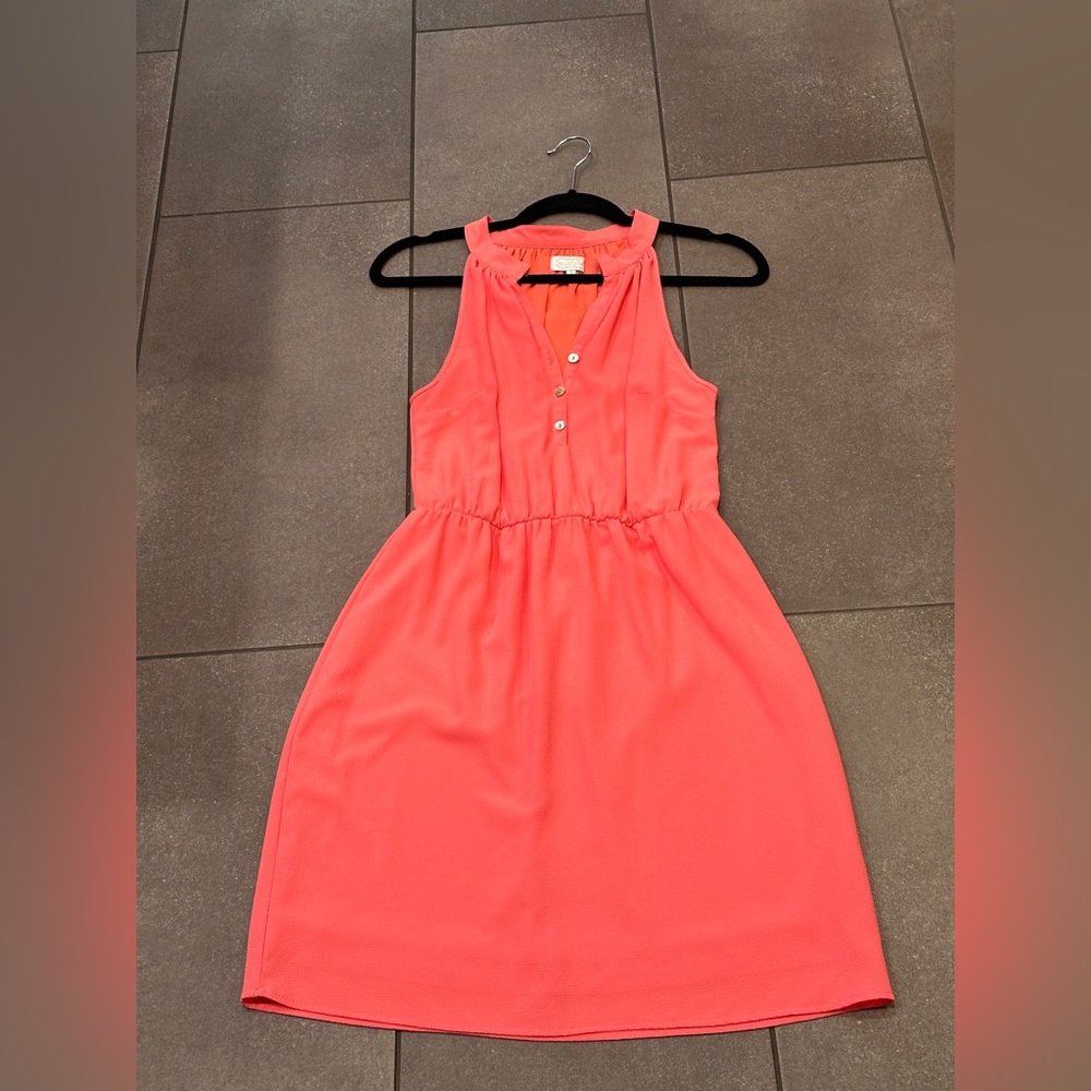 2/$10 or 3/$12 ❤️ Mud Pie S Coral Pibk Sleeveless Dress